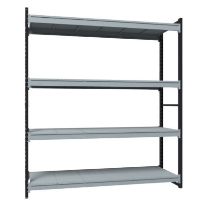 Метален стелаж Heavy Duty с 4 рафта 186х60х200см