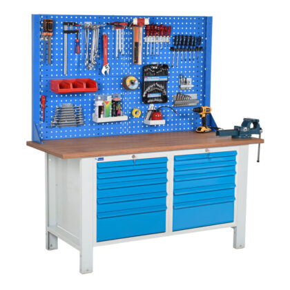 Двойна работна маса 056.244 Размери: 1600x720x830-930/1844 мм